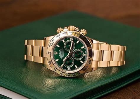 18k rolex green face|Rolex green face dial.